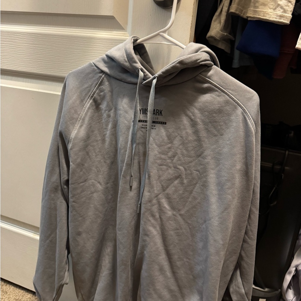 Light blue/greyish  Gymshark  Hoodie